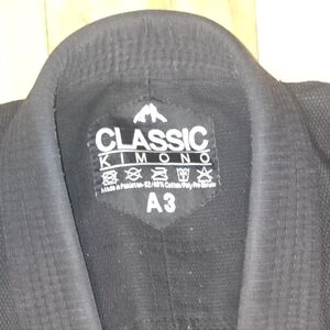 Classic Kimono A3 Black BJJ Gi